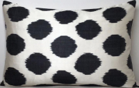 Black-Ikat Fabric ( 40 cm )