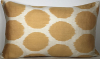 Orange-Ikat Pillow ( 40 x 60 cm )