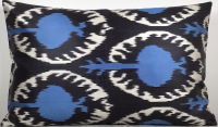 Blue-Ikat Kumaş ( 40 cm )