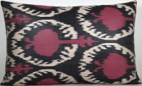 Red-Ikat Fabric ( 40 cm )