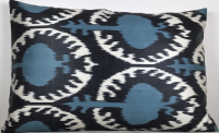 Blue-Ikat Pillow ( 40 x 60 cm )