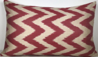 Red-Ikat Fabric ( 40 cm )