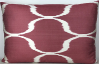 Red-Ikat Pillow ( 40 x 60 cm )