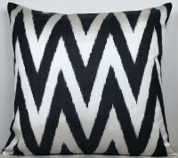 Black-Ikat Fabric ( 40 cm )