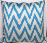 Blue-Ikat Fabric ( 40 cm )