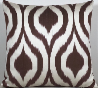 kahverengi-İkat Yastık ( 40 x 40 cm )