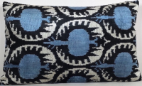 Blue-Ikat Pillow ( 40 x 60 cm )