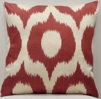 Red-Ikat Fabric ( 40 cm )