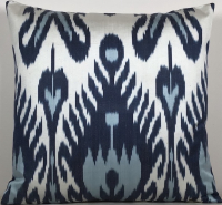 Blue-Ikat Fabric ( 40 cm )