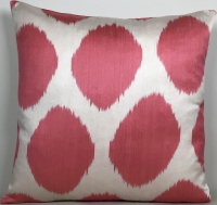 Red-Ikat Pillow ( 40 x 60 cm )