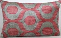 Red-Ikat Fabric ( 40 cm )
