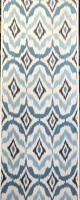 Blue-Ikat Fabric ( 40 cm )