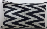 Black-Ikat Fabric ( 40 cm )