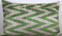 Green-Ikat Fabric ( 40 cm )