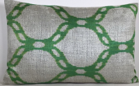 Green-Velvet Pillow ( 40 x 40 cm )