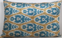 Blue-Ikat Fabric ( 40 cm )