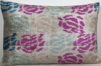 Blue-Ikat Pillow ( 40 x 40 cm )