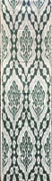 Green-Ikat Fabric ( 40 cm )