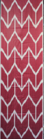 Red-Ikat Fabric ( 40 cm )