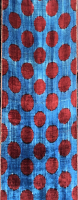 Red-Ikat Pillow ( 50 x 50 cm ) 