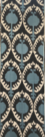 Blue-Ikat Kumaş ( 40 cm )