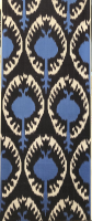 Blue-Ikat Kumaş ( 40 cm )