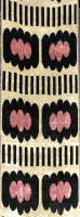 Black-Ikat Pillow ( 40 x 40 cm )