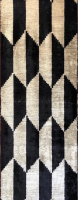 Black-Ikat Pillow ( 40 x 40 cm )