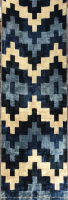 Blue-Ikat Pillow ( 40 x 40 cm )