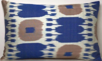 Blue-İkat Yastık ( 40 x 40 cm )
