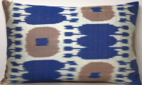 Blue-Ikat Pillow ( 40 x 60 cm )