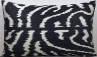 Black-Ikat Fabric ( 40 cm )