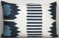Blue-Ikat Pillow ( 40 x 40 cm )