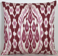 Red-Ikat Pillow ( 40 x 60 cm )