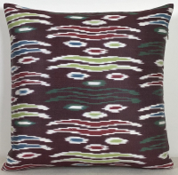 Red-Ikat Pillow ( 40  x 60 cm )