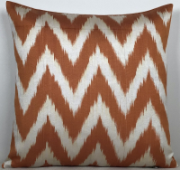 Orange-Ikat Fabric ( 40 cm )