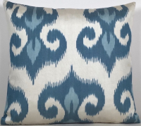 Blue-Ikat Fabric ( 40 cm )