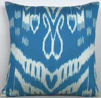 Blue-Ikat Pillow ( 40 x 60 cm )