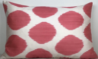 Red-Ikat Pillow ( 40 x 60 cm )