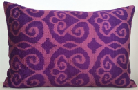 Blue-Ikat Pillow ( 40 x 40 cm )