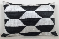 Blue-Ikat Pillow ( 40 x 40 cm )