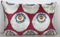 Blue-Ikat Pillow ( 40 x 40 cm )