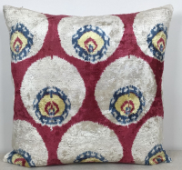 white-Velvet Pillow ( 40 x 40 cm )