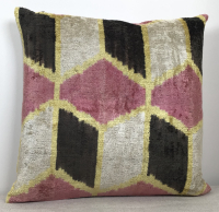 Renkli- Velvet Pillow ( 40 x 40 cm )