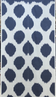 white-Ikat Fabric ( 40 cm )