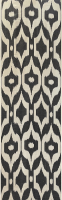 white-Ikat Fabric ( 40 cm )