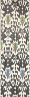 white-Ikat Fabric ( 40 cm )