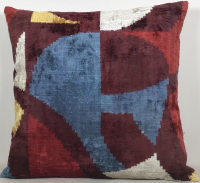 white-Velvet Pillow ( 50 x 50 cm )