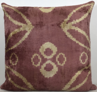 white- Velvet Pillow ( 40 x 40 cm )