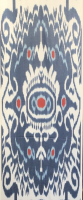 Gri-Ikat Fabric ( 40 cm )